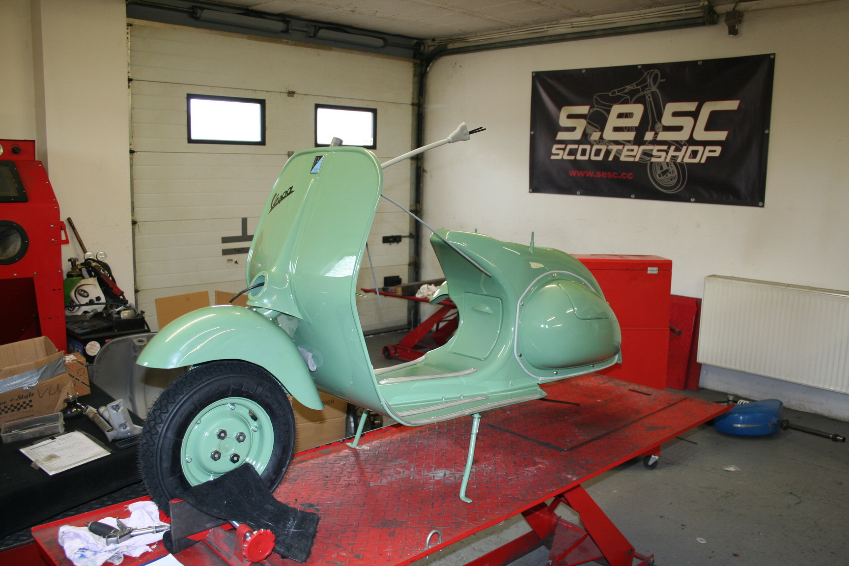 Bilderserie Restauration Vespa 125 Utilitaria - Bild #6 Bilderserie Restauration Vespa 125 Utilitaria - Bild #6