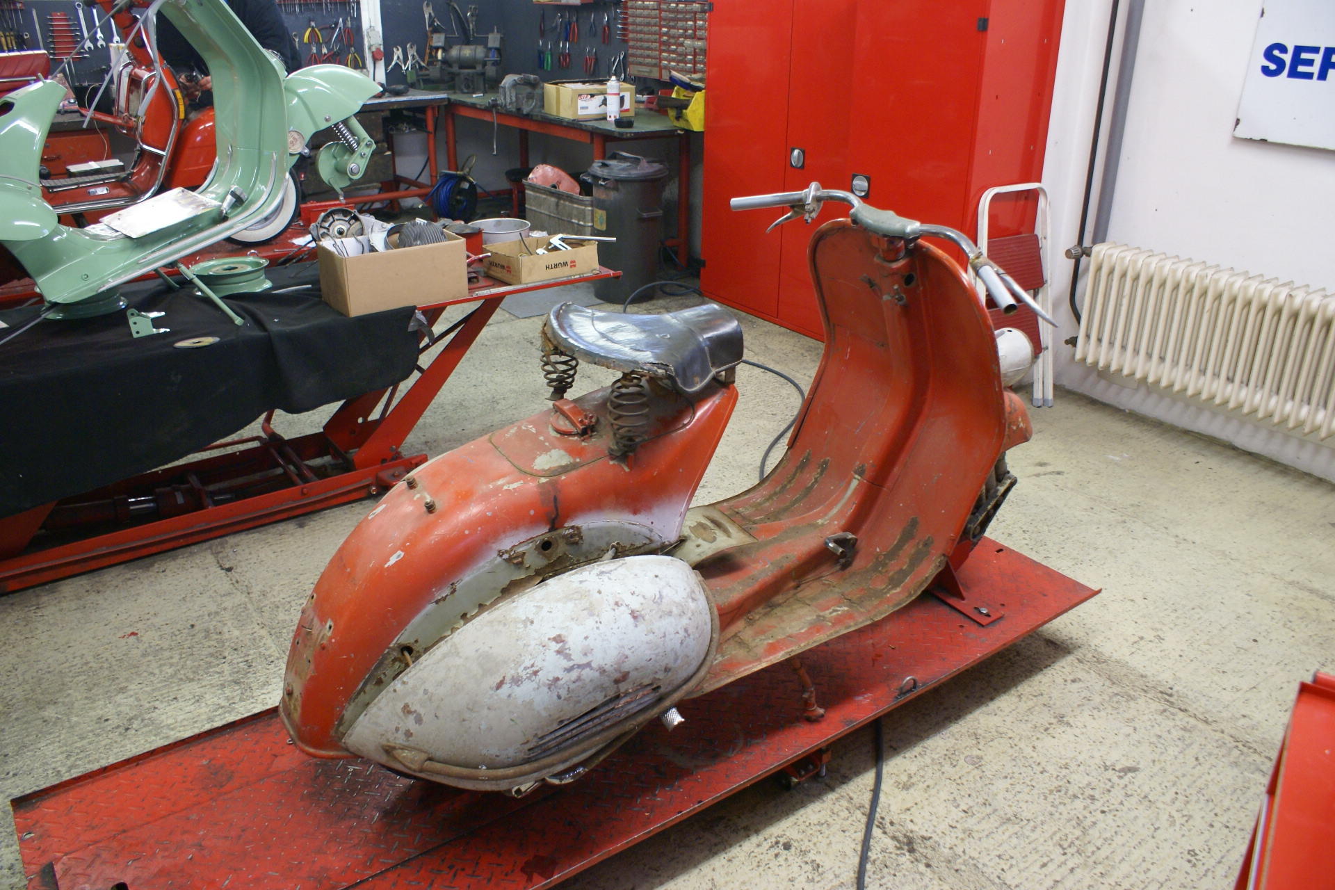 Bilderserie Restauration Vespa VM - Bild #1 Bilderserie Restauration Vespa VM - Bild #1