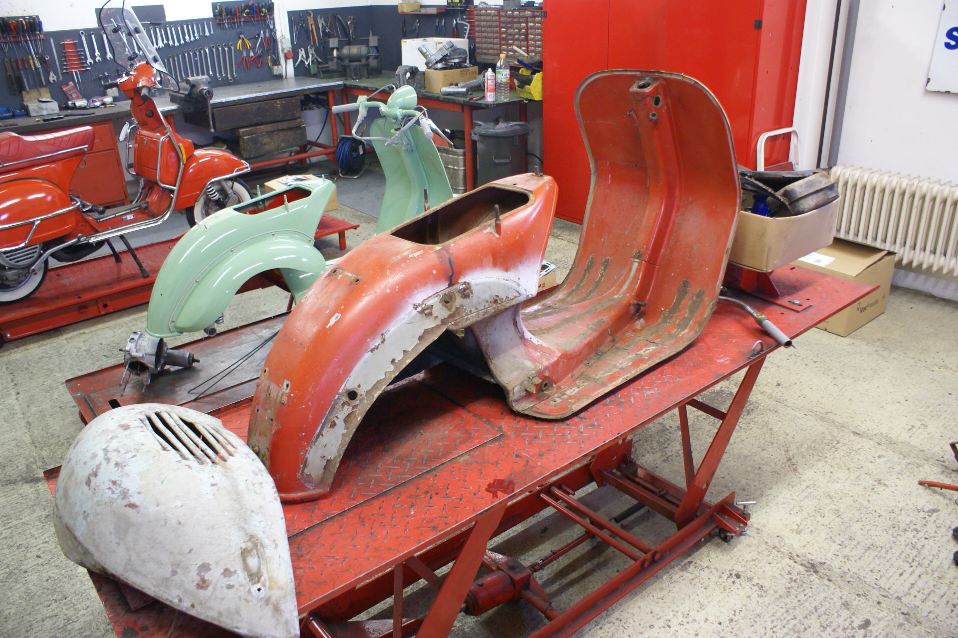 Bilderserie Restauration Vespa VM - Bild #3 Bilderserie Restauration Vespa VM - Bild #3