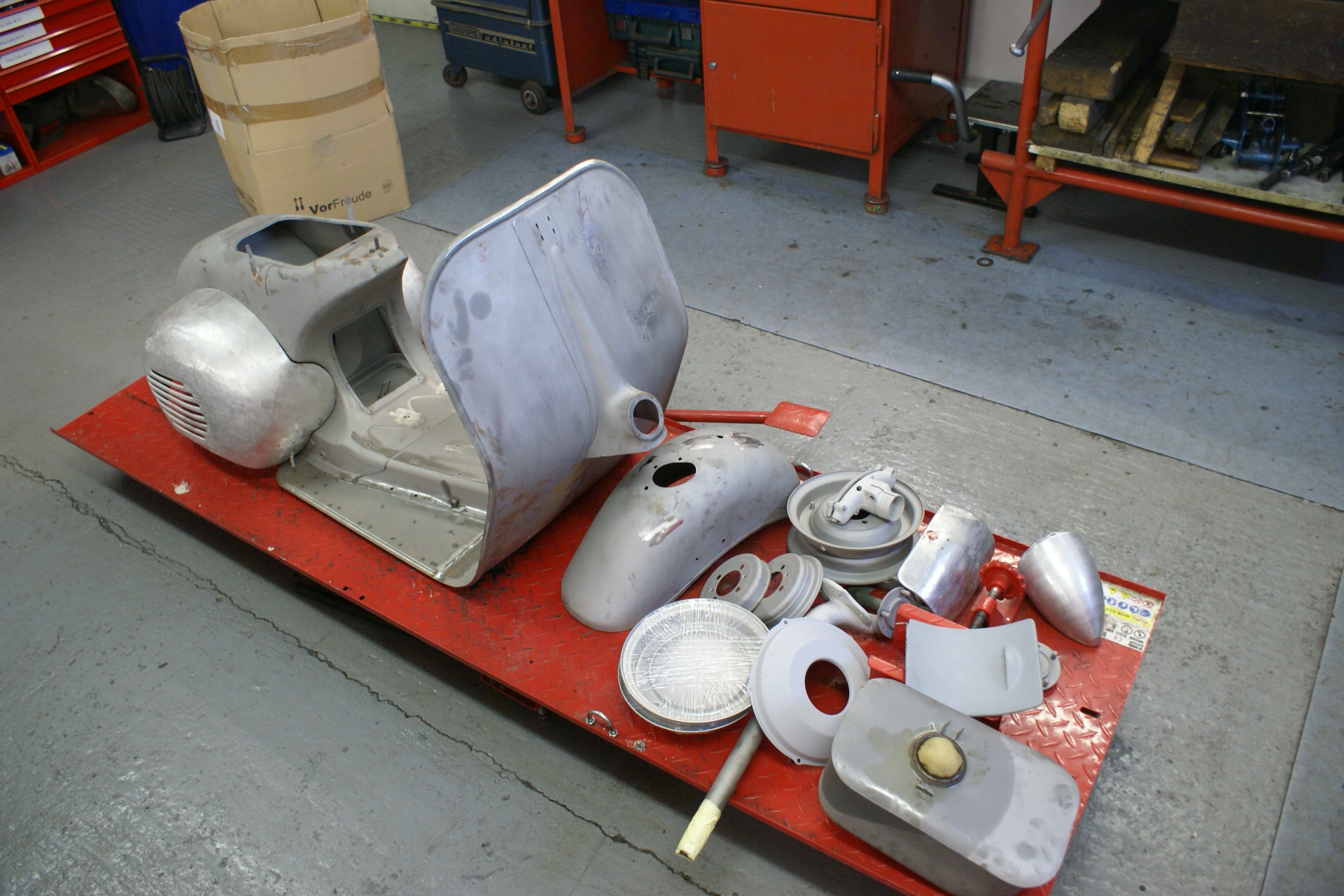 Bilderserie Restauration Vespa VM - Bild #6 Bilderserie Restauration Vespa VM - Bild #6